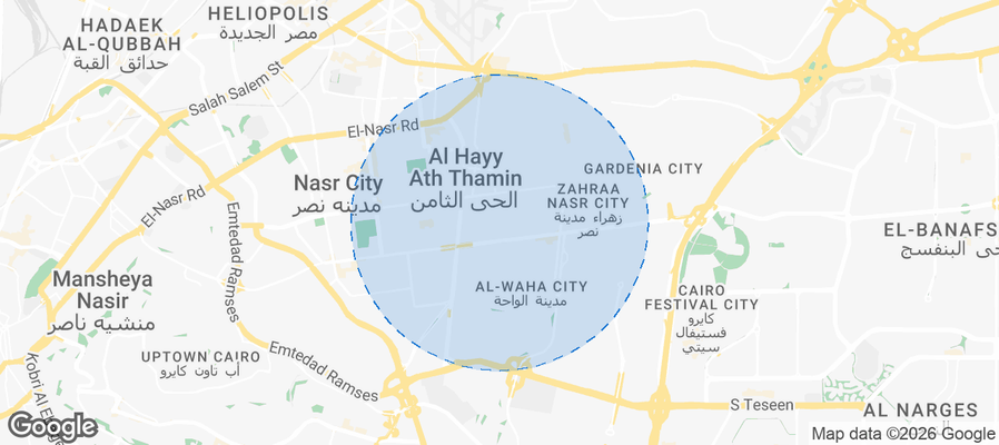 First Nasr City Qism Airbnb map